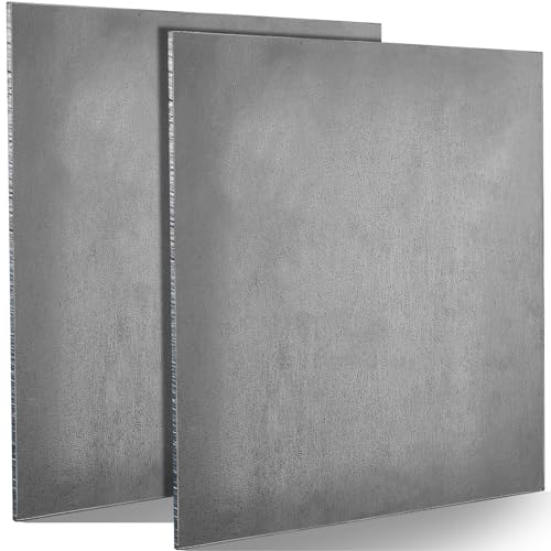 Therwen 2 Pcs 3/16 by 12 by 12 Inch Steel Plate A36