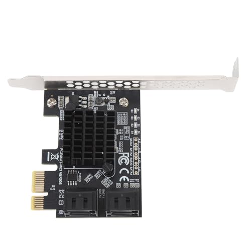 Generic Hard Disk Conversion Card, 88SE9215 Chip 6Gbps Serial ATA 3.0 Expansion Card with Low Profile Bracket for PC