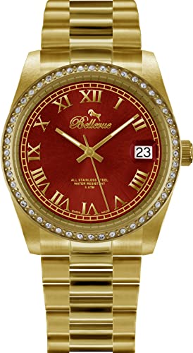 Montre Bellevue I.18 Ø 28 mm montre quartz analogique pour femme chic
