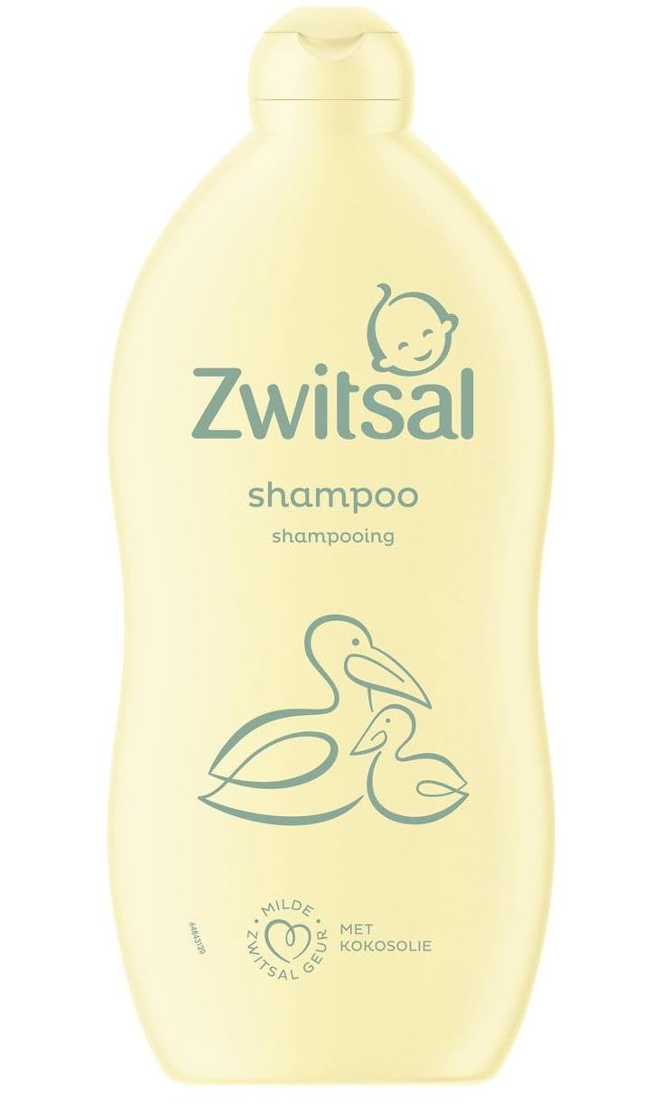 Zwitsal Baby Shampoo 6 szt. – szampon dla niemowląt – nie pali się w oczy i z olejem kokosowym – 700 ml
