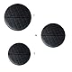 Levoberg Hocker Bezug wasserdicht Hockerbezug rund Stretch aus Kunstleder rund Bar Bezug Sitz Kissen Schwarz Durchmesser 40cm