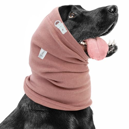 Nanaki Dog Calming Hood Anxiety Relieve-Adjustable Dog Head Muffs Noise Protection Firework 4th Of July Grooming Blow Drying Sleeping Hematoma Bath Prevent Flap Long Ear Hair Snood For Eating Drinking