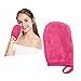 Didiseaon 3pcs Facial Cleaning Gloves Makeup Removal Pads Rosy Powder Puff Face Pads Cleansing for Women
