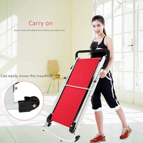 Image of Folding Treadmills Treadmill Slim Thin Compact and Portable Folding Speed Control Walking Jogging Treadmill Small Folding Weight Loss Slimming