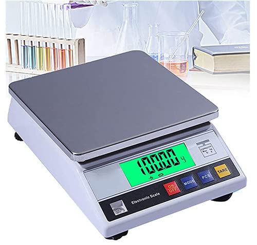 Lab Analytical Precision Scale 3kg / 5kg/ 6kg/ 7.5kg/ 10kg X0.1 g High Accuracy Electronic Scientific Balance, for Laboratory Jewelry Business,3kg/0.1g