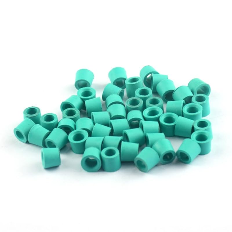 50 piezas de manguera de carga de aire acondicionado de 1/4 pulgadas, junta de válvula de 1/4 pulgadas, kit de sellado de reparación de colector de resistencia de repuesto