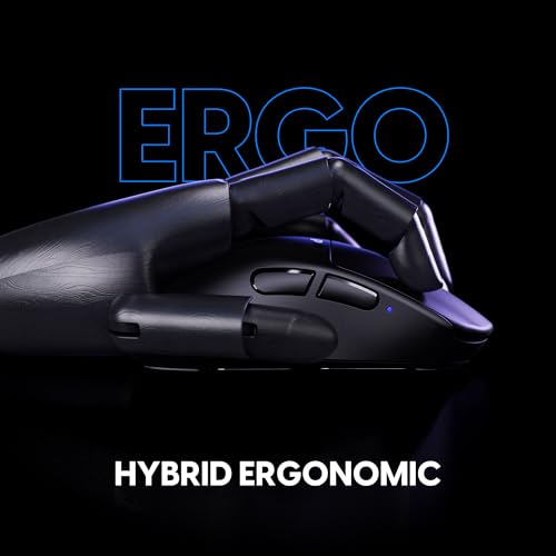 Image of Pulsar Gaming Gears X3 Wireless Gaming Mouse, Ultra Lightweight (1.94 oz /55g), Hybrid Ergonomic, Optical Switch, 32000 DPI, 750 IPS, XS-1 Sensor, 8k Compatible (Left-Handed, Medium, Black)