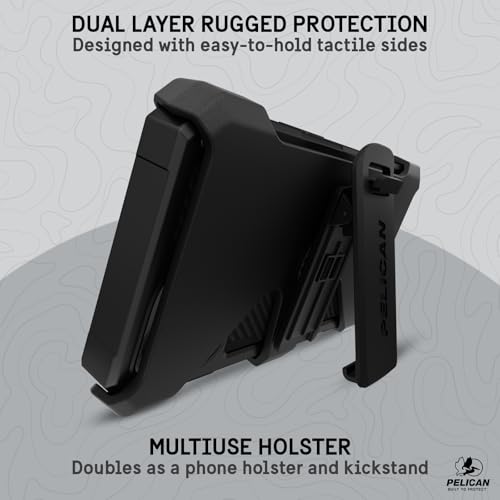 Pelican Shield iPhone 15 Case - Rugged MagSafe Phone Case - Black - image 8