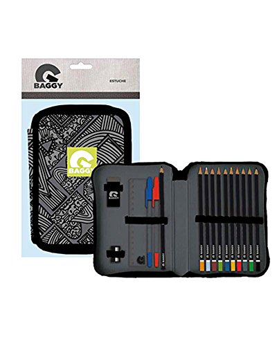 BAGGY Plumier 1 Cremallera Mosaicos, Color 0, 22x12 (AST5764)