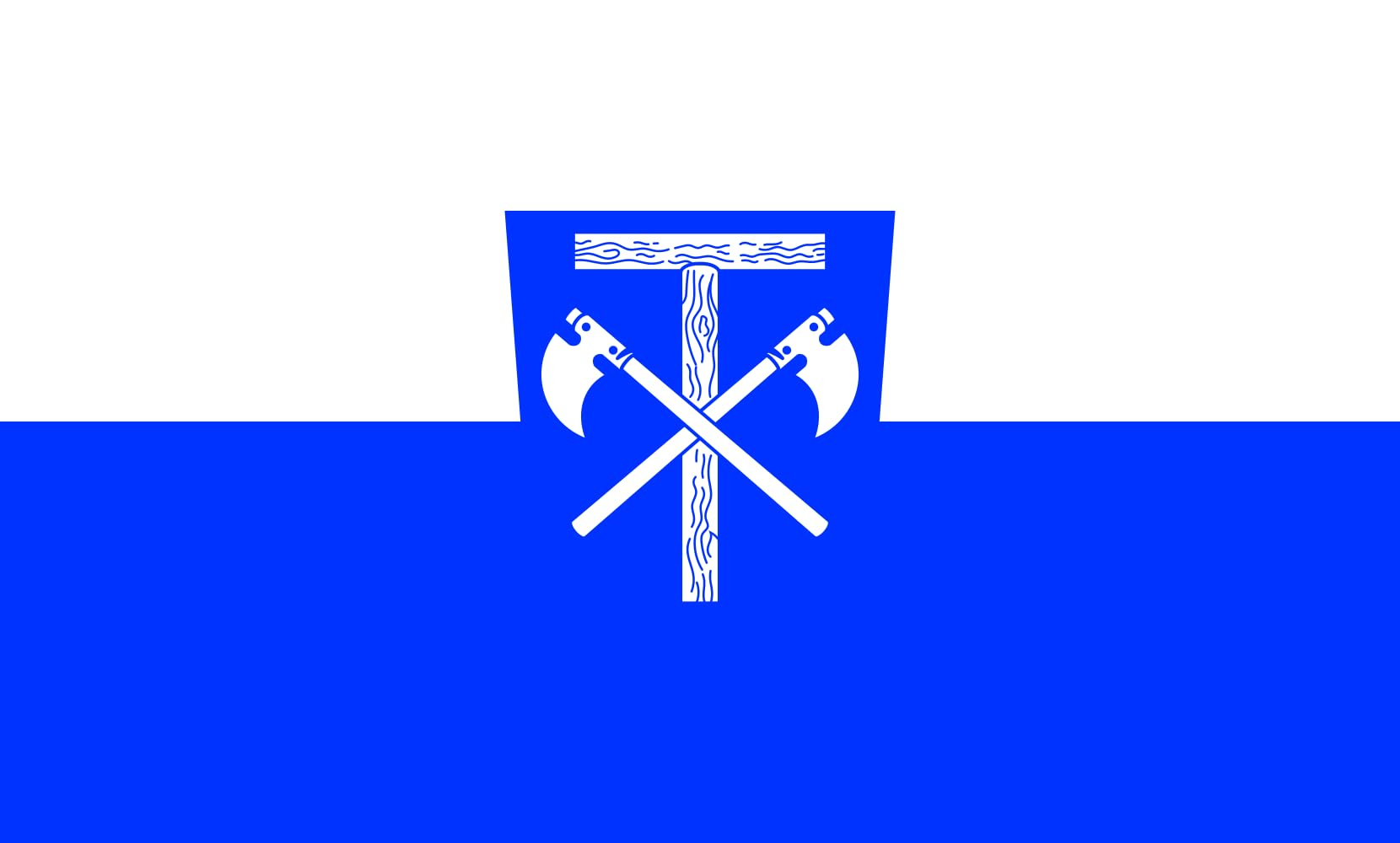 Drapeau Wittibreut format paysage de 1.35m² pour mât standard