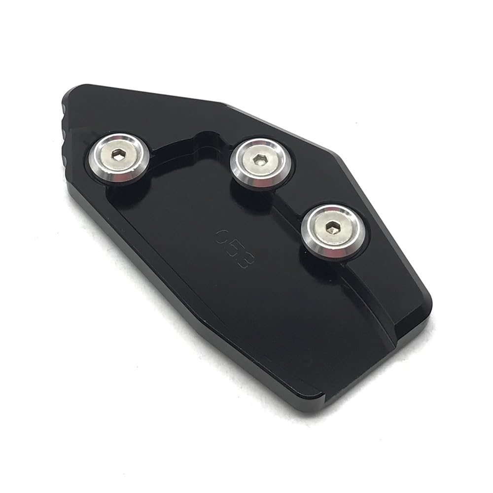 Waase Kickstand Extension Pad For Suzuki Burgman 650 AN650 (2013-2020) - Red CNC Aluminum Foot Plate - View #10
