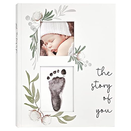 Baby Memory Book for the Modern Minimalist - Simple Baby Book for Boy or Girl - First Years Journal - Monthly Milestone Keepsake Record Book - Gender Neutral Pregnancy Gift for Baby Shower
