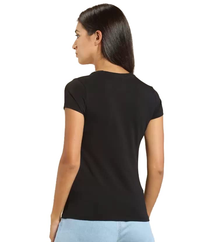 Image of Lyra Women's Cotton Regular Fit T-Shirt