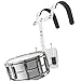 COOPHYA Adjustable Snare Drum Carrier with Shoulder Strap White Snare Drum Accessories for Marching Bands Easy to Assemble Durable Convenient Carrying