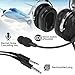 SVXSODA Aviation Headsets GA Headphone Noise Reduction for Pilot Trainees Beginner PPL Students Casual Flyers Flight Passengers Aviation Maintenance Ground Crew Flying Enthusiasts (629-A-BLACK)