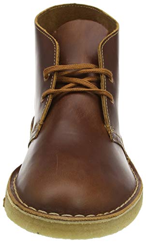 Image of CLARKS Men's Desert Boot Chukka Boot, Black Leather, 13 M US