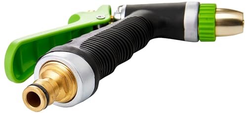Draper 3 Pattern Hose Pipe Spray Gun | Aluminium Garden hose nozzle | Watering Tool | Brass Fitting | Universal Connector | 25296 - Image 2