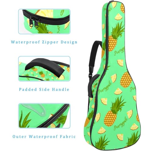 Housse de guitare en tissu Oxford épais rembourré avec boucle de suspension et sangle de cou Motif tête de chat et pattes 101,6 cm, Multicolore 4., 42.9×16.9×4.7 in, Sac de transport tendance pour - Les Beatles, Paul McCartney, John Lennon, RIngo Starr, George Harrison Housse de guitare en tissu Oxford épais rembourré avec boucle de suspension et sangle de cou Motif tête de chat et pattes 101,6 cm, Multicolore 4., 42.9x16.9x4.7 in, Sac de transport tendance pour – Image 5