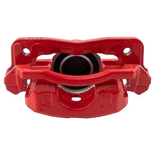 Image of TRQ Performance Front Driver and Passenger Side Brake Caliper Set Caliper Brackets Hardware Compatible with 12-15 Honda Civic