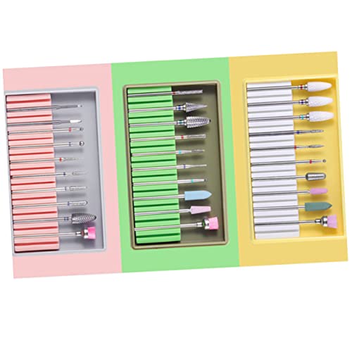 Set de brocas para taladro de uñas acrílicas miniatura 5