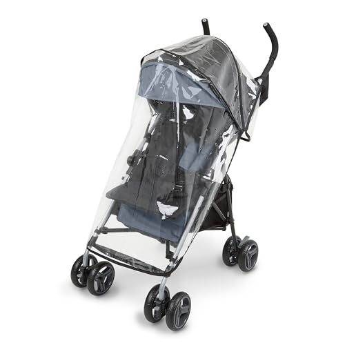 Ingenuity 3D Mini Stroller Rain Cover, Baby Weather Shield for Rain, Wind & Snow, Fits 3D Mini Strollers, Vented Airflow, Clear Visibility, Easy Install & Storage – Clear