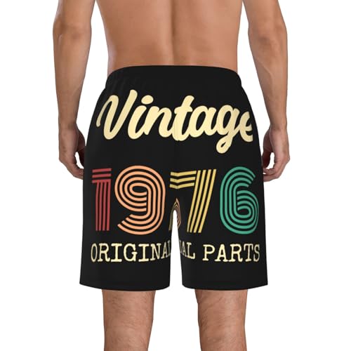 Vintage 1977 Original Parts Beach Board Shorts Men's Swim Trunks Drawstring Shorts3