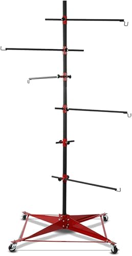 CROSSDESIGN Soporte de panel de guardabarros de puerta de cuerpo automático Soporte de pintura colgante de poste central de árbol