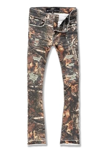 Jordan Craig - Kids Camo 2.0 Stacked Jeans (JTF960RCB) (US, Numeric, 12, CAMO 2.0)
