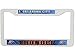 NBA Oklahoma City Thunder Plastic License Plate Frame - White