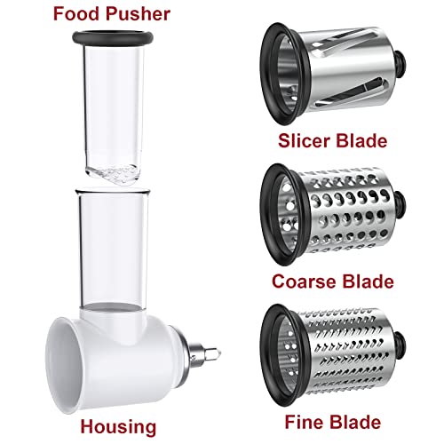 Slicer Shredder Attachment For Kitchenaid Stand Mixers, Vegetable Slicer Attachment For Kitchenaid, Cheese Grater Attachment For Kitchenaid By Gvode #TOP2