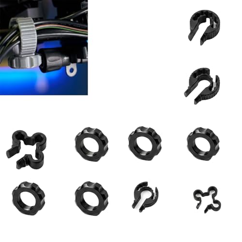 Image of Camera Rig Cable Organizer Clip for 15mm and 19mm Rod Systems, Cable Management Holder with 1 /4 Inch Mount for Video Camera Setup and Filmmaking Equipment