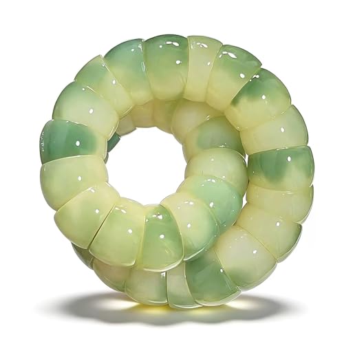 Image of Natural Bodhi Seed Mudi Bracelets for Women Men Anxiety Fidget Bracelets Protection Healing Stretch Bodhi Seeds Fidget Bracelet Stress Relief Idea Gift for Adults