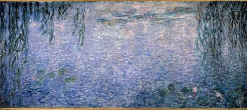 Affiche Monet Nymphéas peinture sur toile de prestige pour décoration murale raffinée