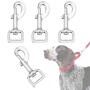 Kztha 4er Set Karabiner mit Drehgelenk