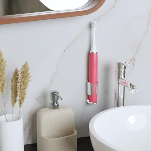 Brosse à dents électrique enfant sonique rose pour la routine du soir
