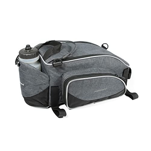 Haberland Gepäckträgertasche-2179423801 Gepäckträgertasche Grau/Schwarz 39x17x23 cm