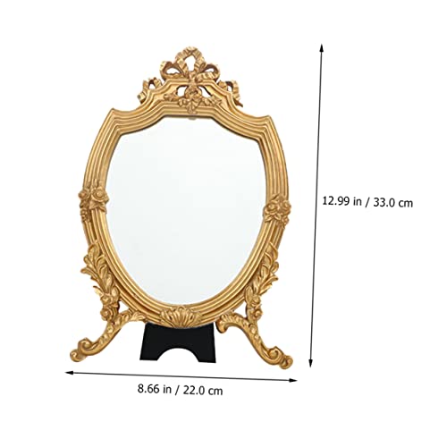 Miroir de maquillage rétro stable pour éviter les chutes - 8