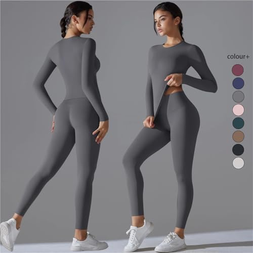 Top activo y leggings elásticos transpirables contra la sudoración 4