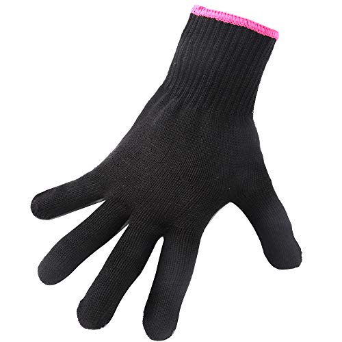 Heat Resistant Gloves for Hair Styling, Teenitor Professional Heat Proof Glove for Hot