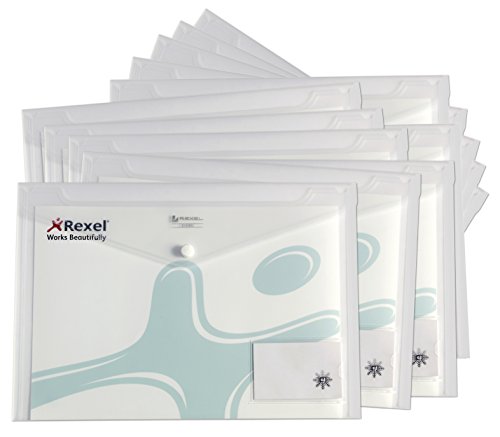 Preisvergleich Produktbild Rexel AZ2101663 Ice Dokumententasche A4, klar, 50 Stück (10x5)
