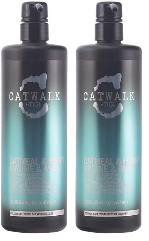 TIGI Catwalk Oatmeal & Honey shampooing nourrissant duo 750 ml