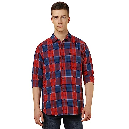 Image of Wrangler Men's Checked Green Shirt