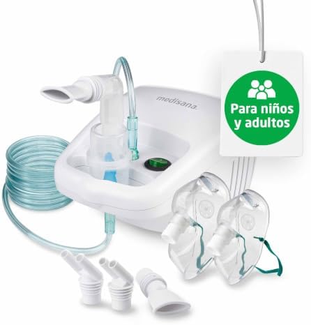 Medisana IN 500 Inhalador, Nebulizador compresor con boquilla y m...