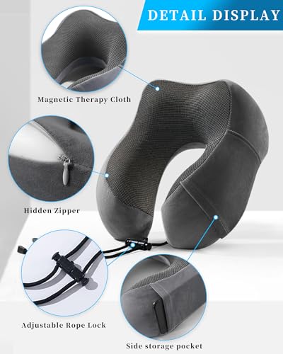 Almohada espuma viscoelástica para cuello H-Shape miniatura 3