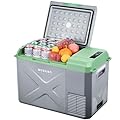 BODEGACOOLER 12 Volt Car Refrigerator, 26 Quart Car Fridge, -4?-68? Portable Freezer, Electric Compressor Cooler 12/24V DC100-240 Volt AC for Outdoor RV Camping Travel Vehicles Home Use