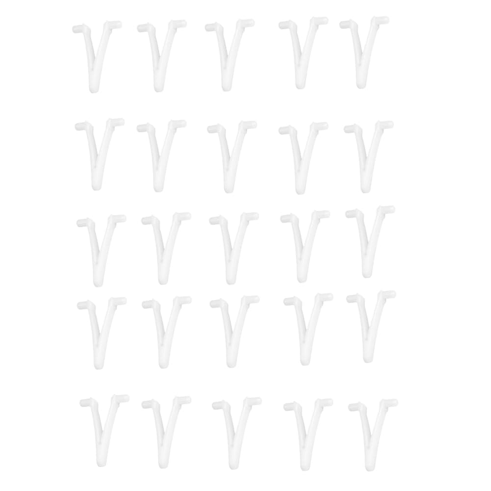 UDSKNV[KSL Universal Pool Pole Clips 24 Pcs Pool Butterfly V Clips Strong Replacement Attachment for Swimming Spa Accessories
