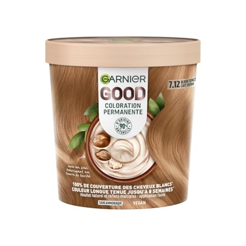 Garnier good coloration permanant 7.12 blond café crème - vue 3