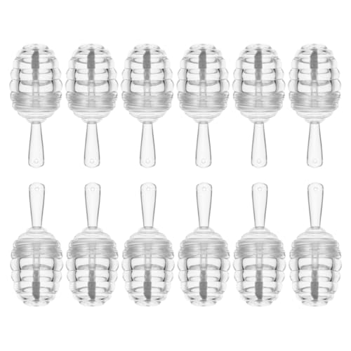 Veemoon Tubo de Brillo Labial de Panal Transparente 12 Unidades Envases Vacíos para Bálsamo y Lápiz Labial Casero Tamaño Mini Compacto para Viaje y Uso Cosmético Personalizado