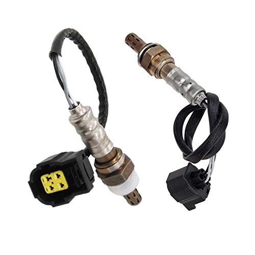 2Pcs GUAHKUN O2 Oxygen Sensor 234-4881 234-4587 Upstream & Downstream Compatible with Jeep Wrangler V6-3.8L 2010 2009 2008 2007 Replace# 16749 15124 16118 2344411 2344587 25024253