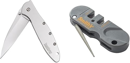 Miniatura 1 de Kershaw - Cuchillo de bolsillo para puerros, hoja de 3 pulgadas, grandes cuchillos plegables EDC, bloqueo de marco, apertura asistida SpeedSafe,
